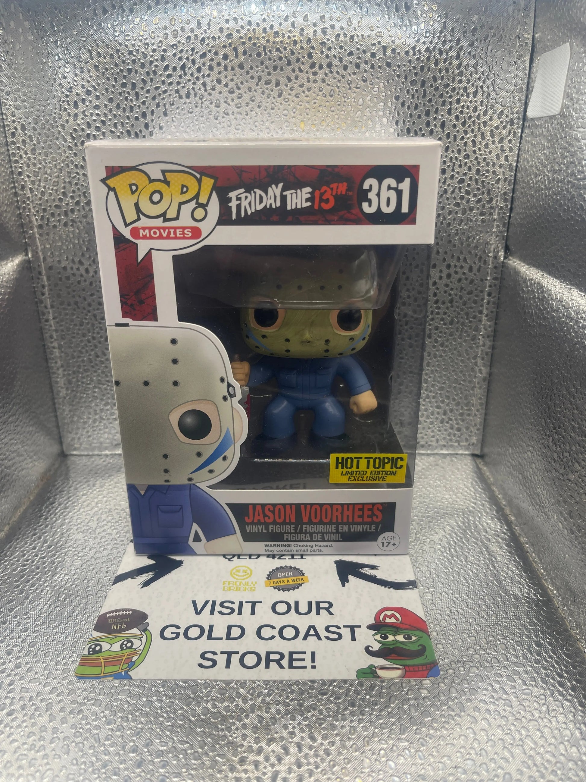 Funko Pop! Friday The 13th Jason Voorhees 361 Hot Topic Exclusive FRENLY BRICKS - Open 7 Days
