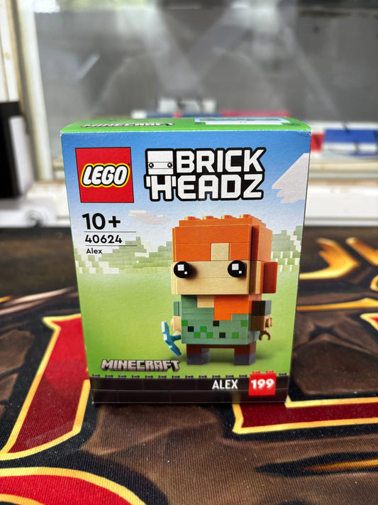 Lego Brick Headz Minecraft Alex 40624 Sealed FRENLY BRICKS - Open 7 Days