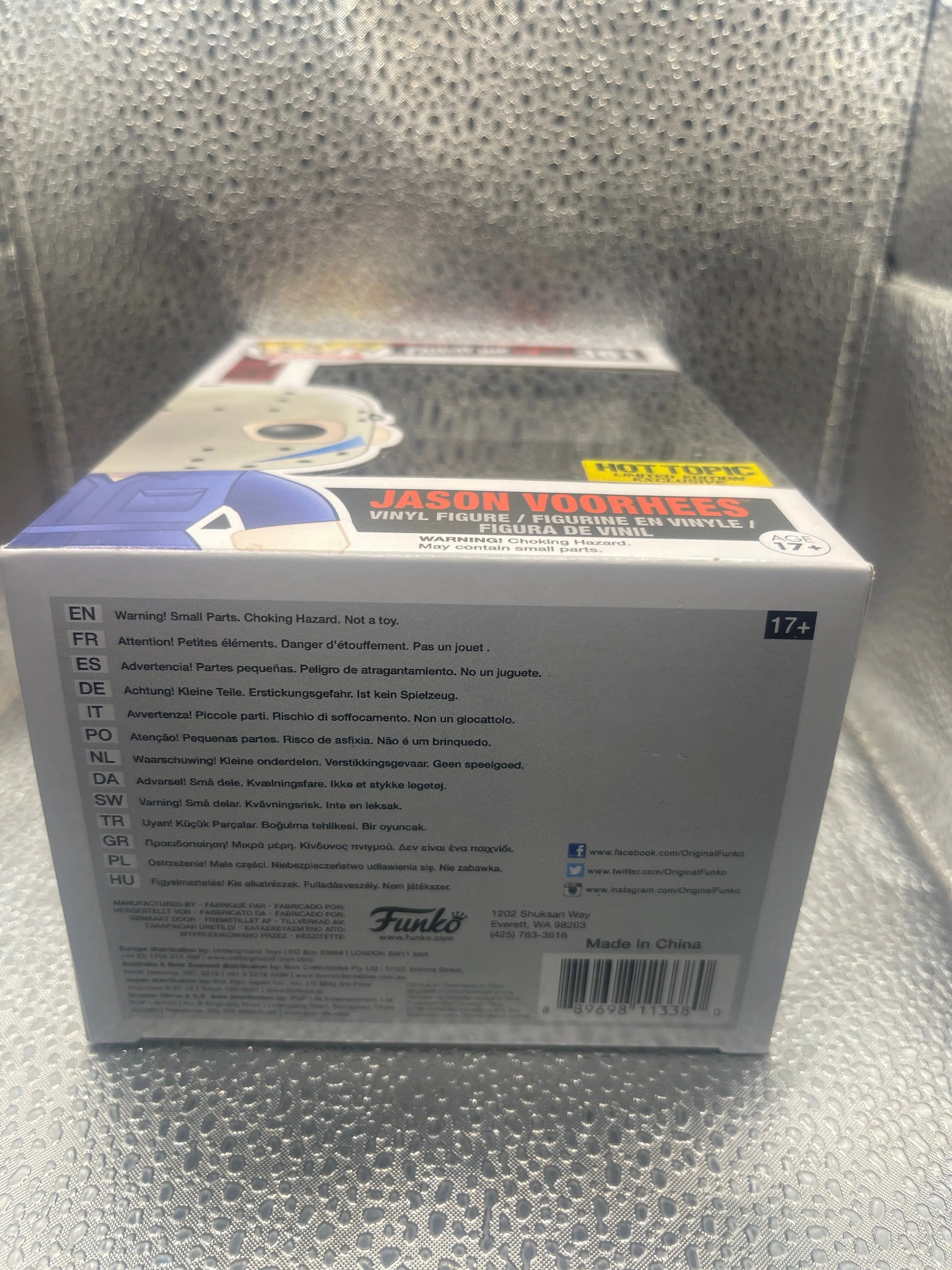 Funko Pop! Friday The 13th Jason Voorhees 361 Hot Topic Exclusive FRENLY BRICKS - Open 7 Days