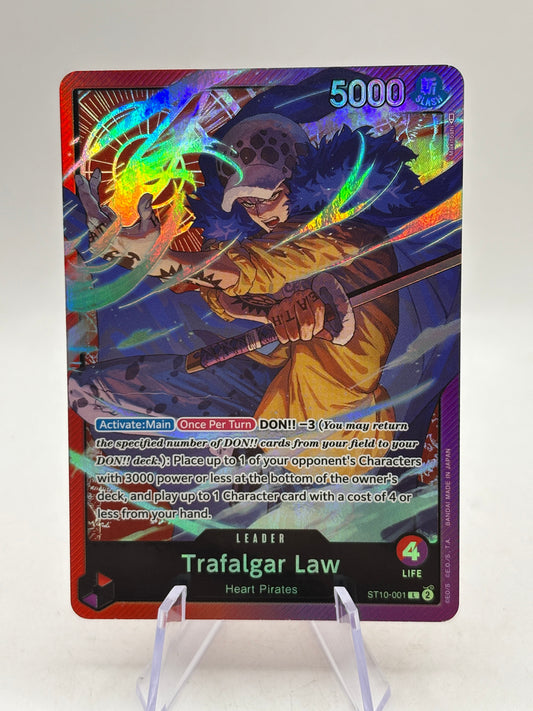 One Piece TCG ST10 - Trafalgar Law ST10-001 Leader NM