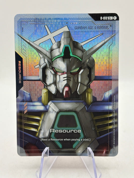 Gundam TCG Resource R-012 C+ Alternate Art Lp