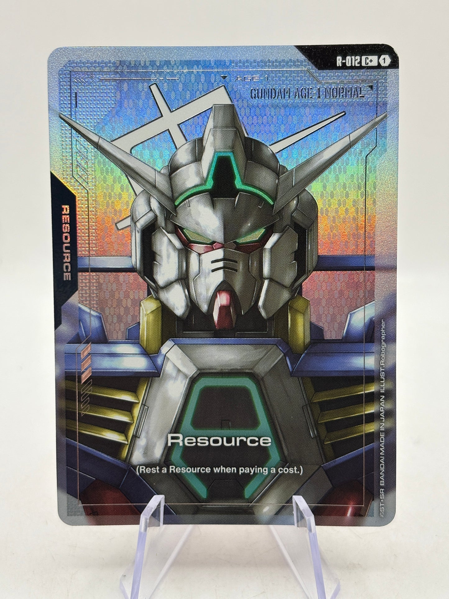 Gundam TCG Resource R-012 C+ Alternate Art Lp