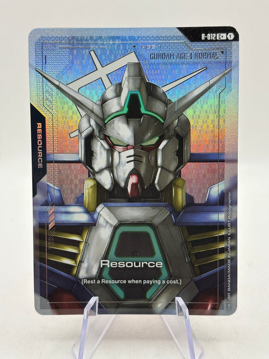 Gundam TCG Resource R-012 C+ Alternate Art Lp