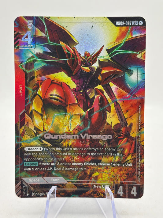 Gundam TCG - Gundam Visago GD02-037 LR+ Alt Art NM