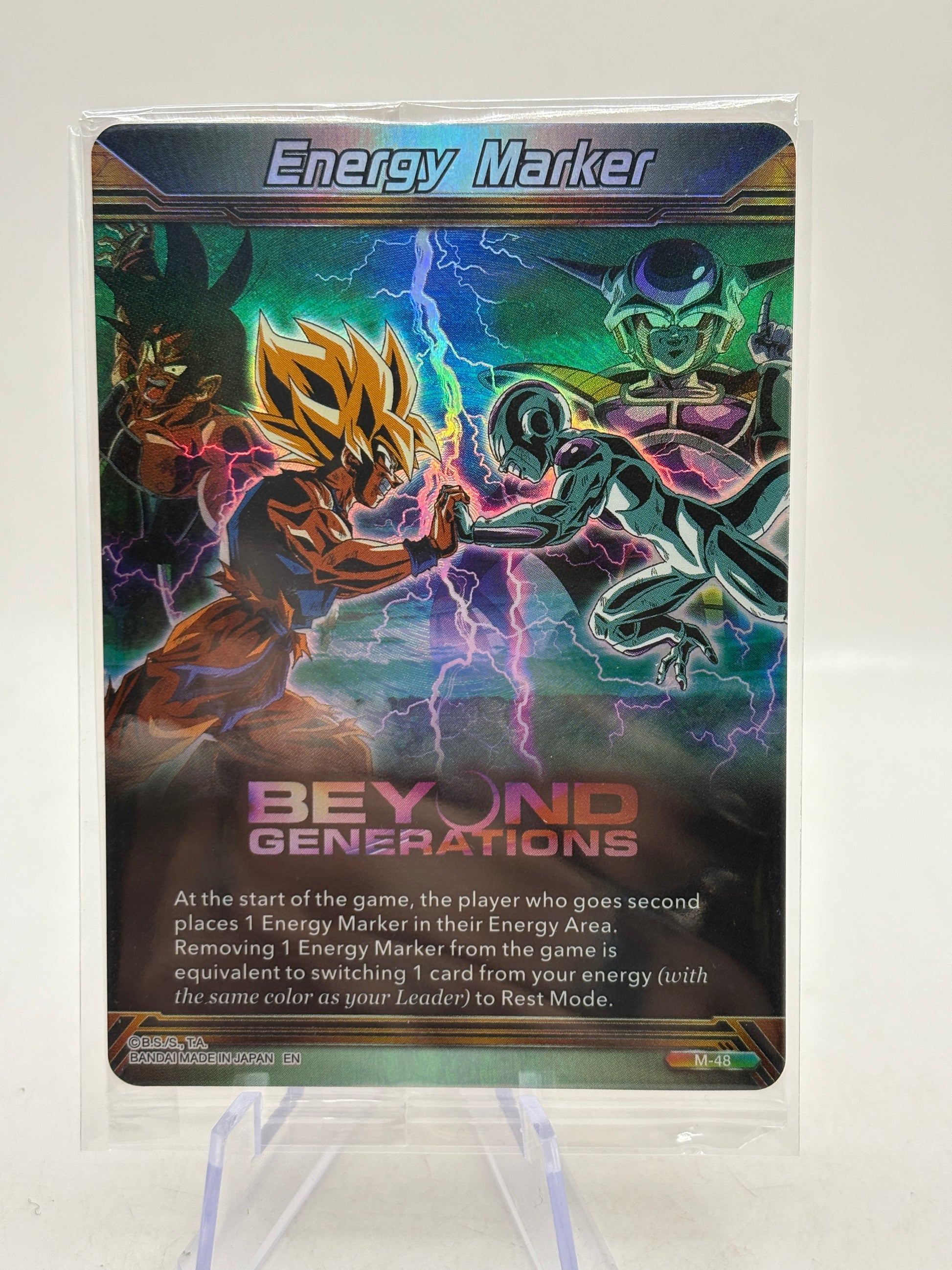 Dragon Ball Super Masters - Energy Marker M-48 Beyond Generations SEALED image 1