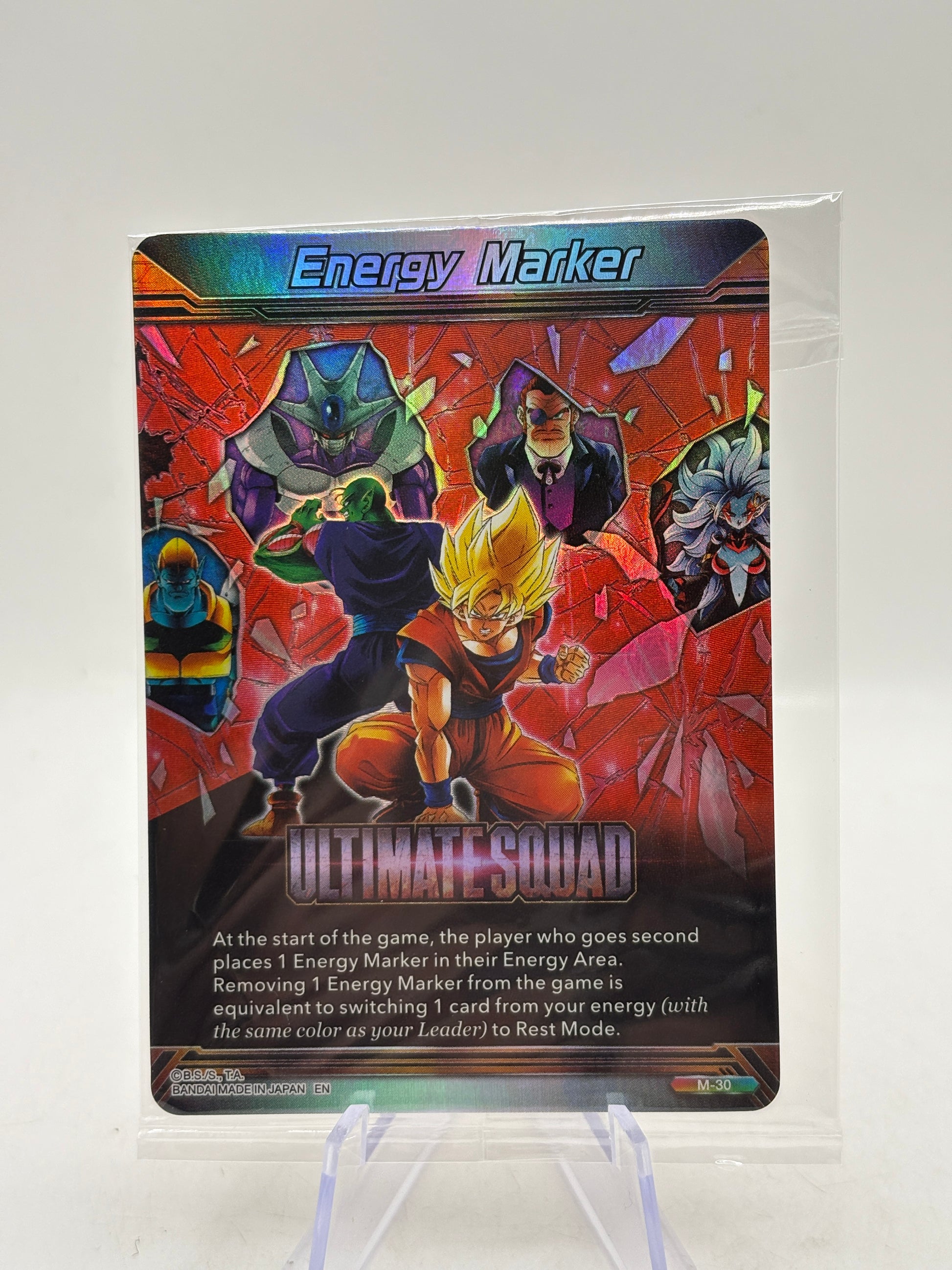 Dragon Ball Super Masters - Energy Marker M-30 Sealed Ultimate Squad image 1