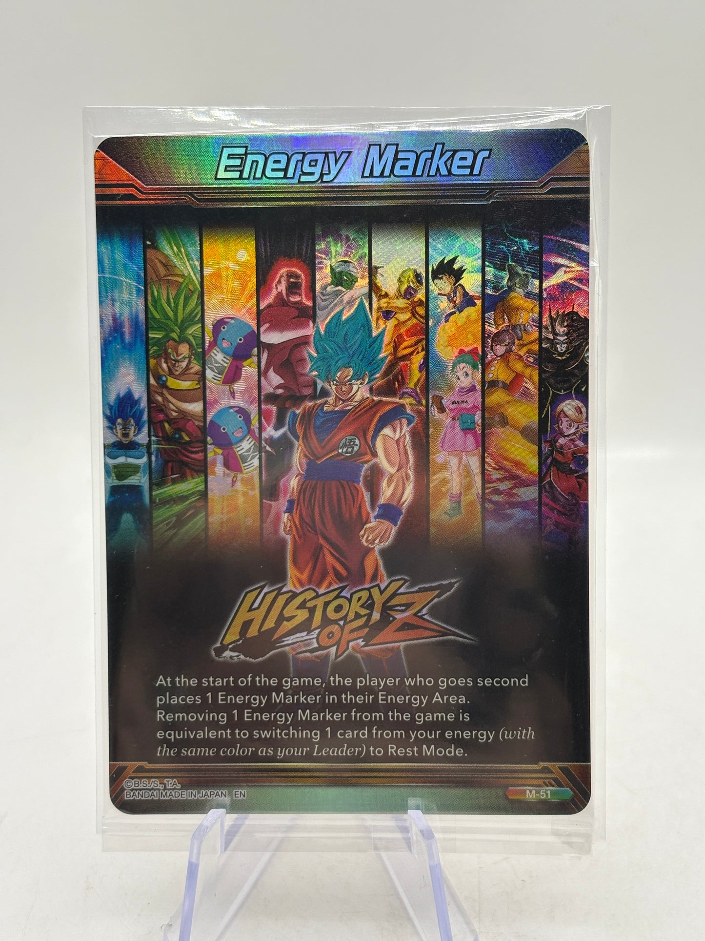 Dragon Ball Super Masters - Energy Marker M-51 Sealed History of Z