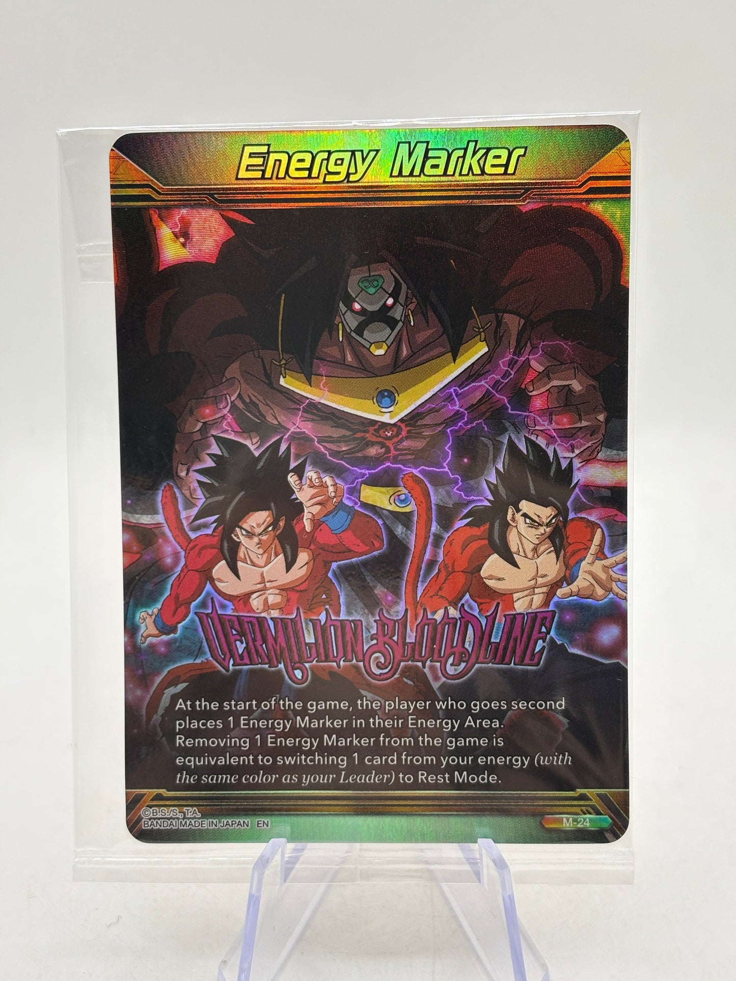 Dragon Ball Super Masters - Energy Marker M-24 Vermilion Bloodline Sealed