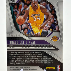 2024-25 Panini Prizm Basketball - Shaquille O’Neal Fast Break Orange /125 FRENLY BRICKS - Open 7 Days