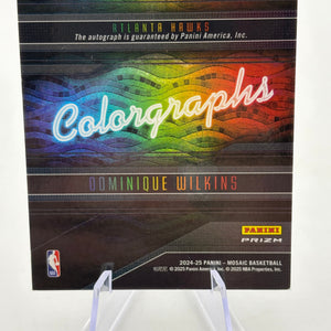 2024-25 Panini Mosaic Basketball - Dominique Wilkins Colorgraphs Auto FRENLY BRICKS - Open 7 Days