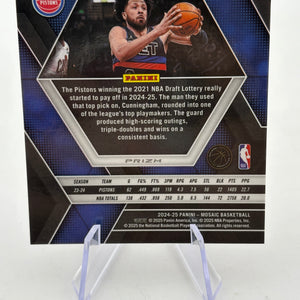 2024-25 Panini Mosaic Basketball - Cade Cunningham 30/75 Orange Mosaic FRENLY BRICKS - Open 7 Days
