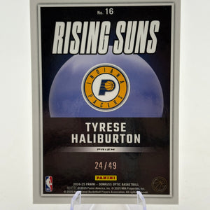 2024-25 Panini Donruss Optic Basketball - Rising Suns Tyrese Haliburton /49 FRENLY BRICKS - Open 7 Days