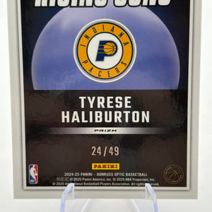 2024-25 Panini Donruss Optic Basketball - Rising Suns Tyrese Haliburton /49 FRENLY BRICKS - Open 7 Days