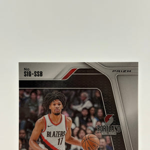 Shaedon Sharpe 2024-25 Panini Prizm Auto Silver Blazers #SIG-SSB FRENLY BRICKS - Open 7 Days