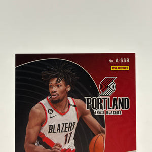 2023-24 Panini Revolution Auto Shaedon Sharpe #A-SSB On Card Auto FRENLY BRICKS - Open 7 Days