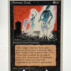 Magic The Gathering Vintage - Animate Dead Black Enchantment 5th Edition LP FRENLY BRICKS - Open 7 Days