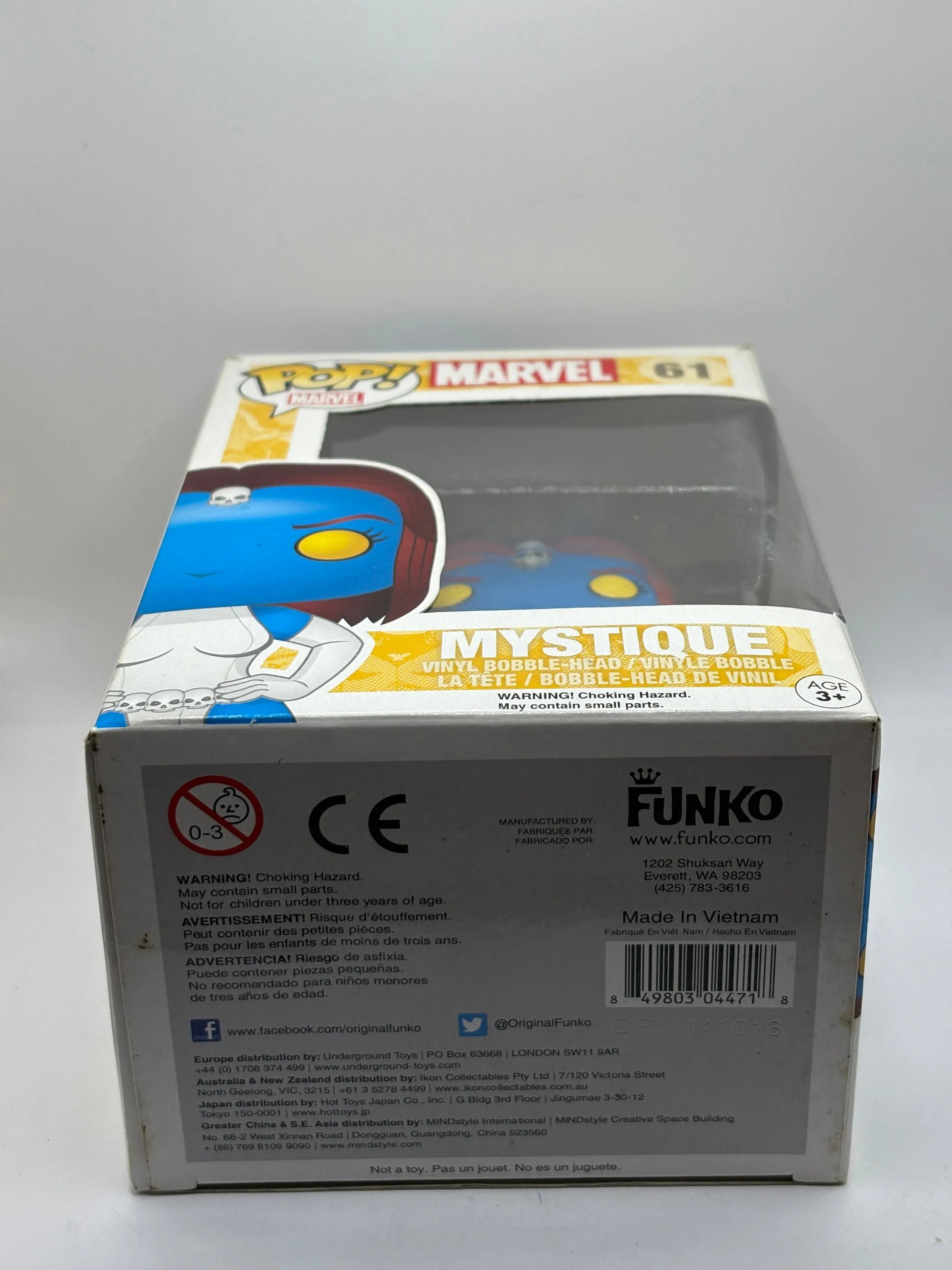 Funko POP! Marvel Marvel #61 Mystique Bobble Head FRENLY BRICKS - Open 7 Days