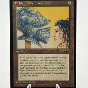 Magic The Gathering Vintage 1996 - Alliances Helm Of Obedience 121 MP FRENLY BRICKS - Open 7 Days