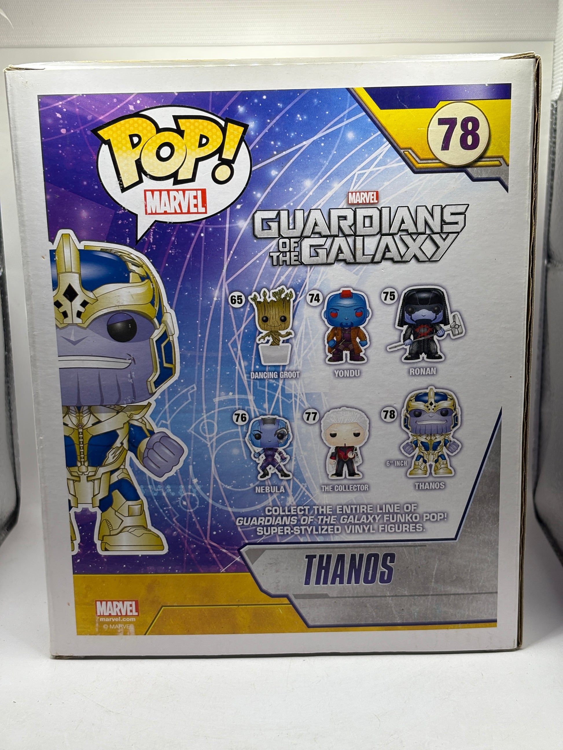 Funko POP! Marvel Guardians of the Galaxy #78 Thanos Glow Vinyl Bobble-Head image 3