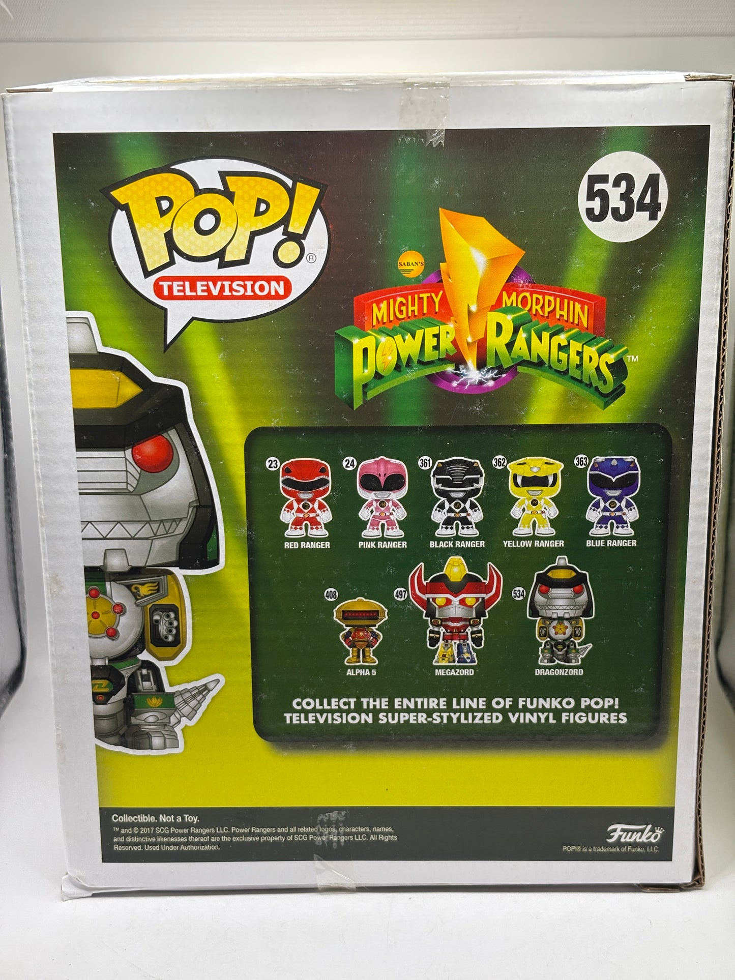 Funko POP! Television Power Rangers #534 Dragonzord 2017 Fall Convention