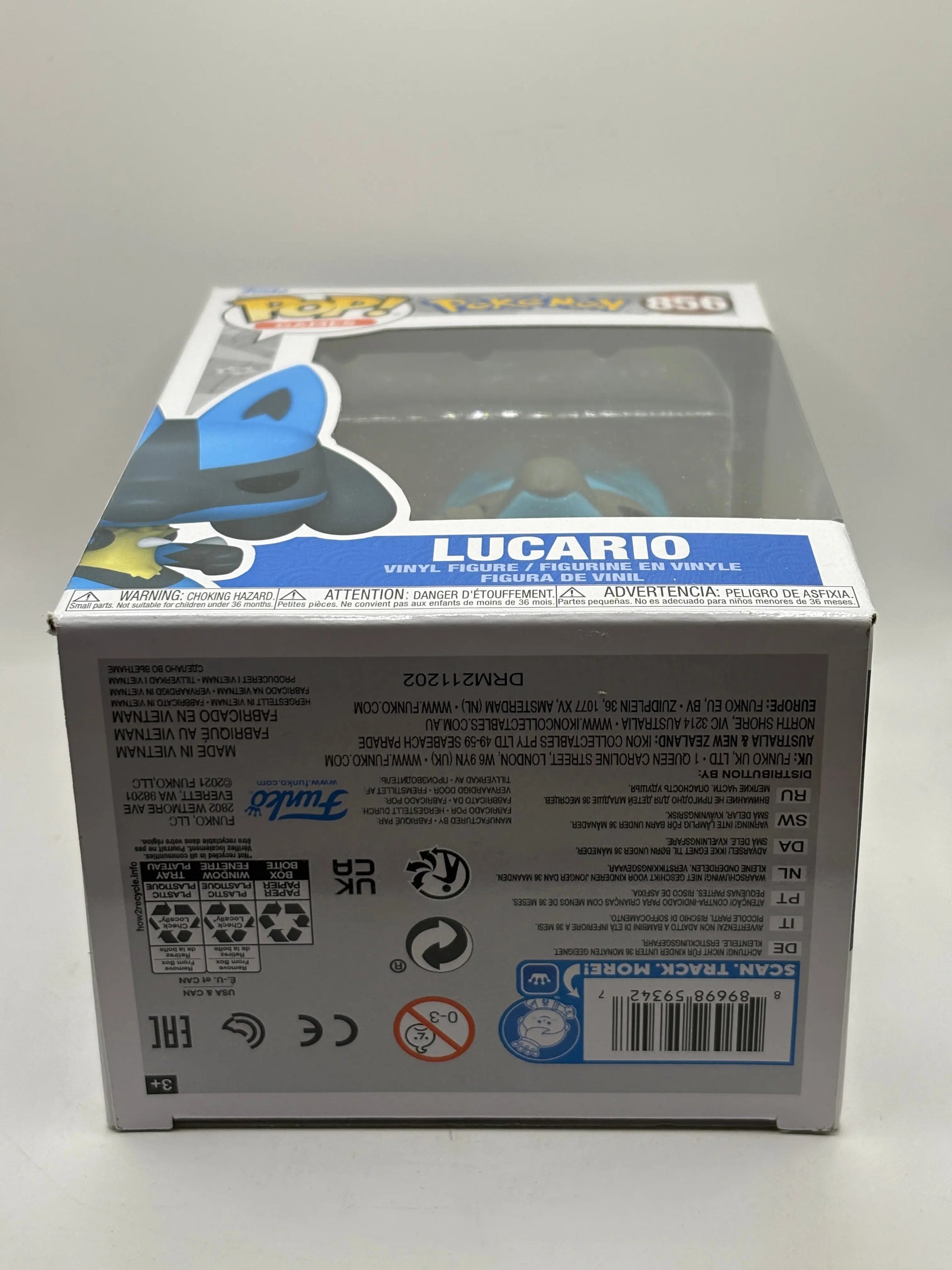 Funko POP! Games Pokemon #856 Lucario Vinyl Figure FRENLY BRICKS - Open 7 Days
