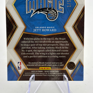 2023-24 Panini Select Basketball #DSM-JH Jett Howard Rookie Patch /5 FRENLY BRICKS - Open 7 Days