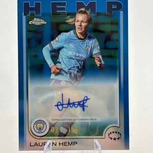 2024-25 Topps Chrome Champions League - Lauren Hemp Auto /150 FRENLY BRICKS - Open 7 Days