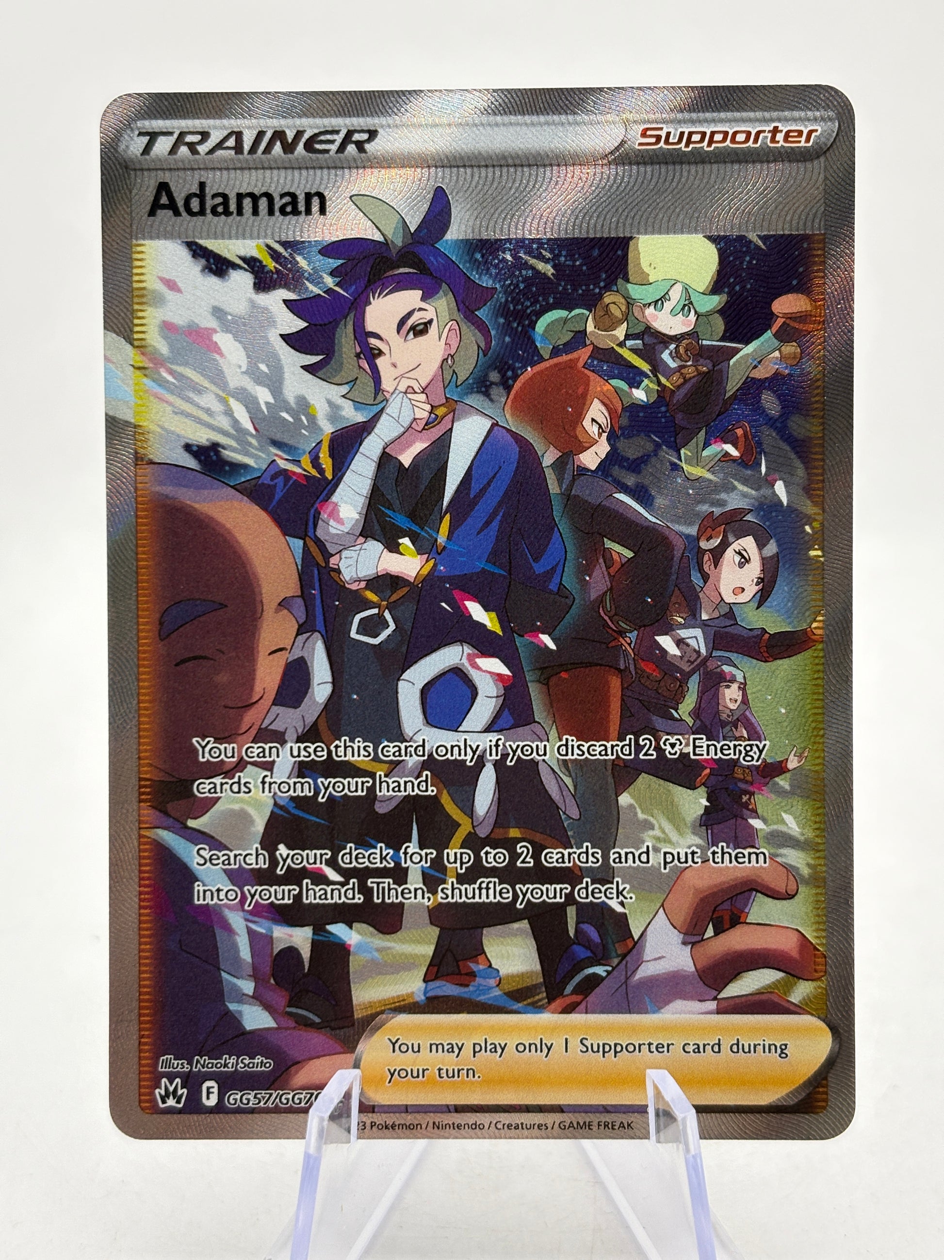 Pokemon TCG Crown Zenith - Adaman GG57/GG70 Full Art Nm image 1