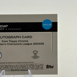 2024-25 Topps Chrome Champions League - Lauren Hemp Auto /150 FRENLY BRICKS - Open 7 Days