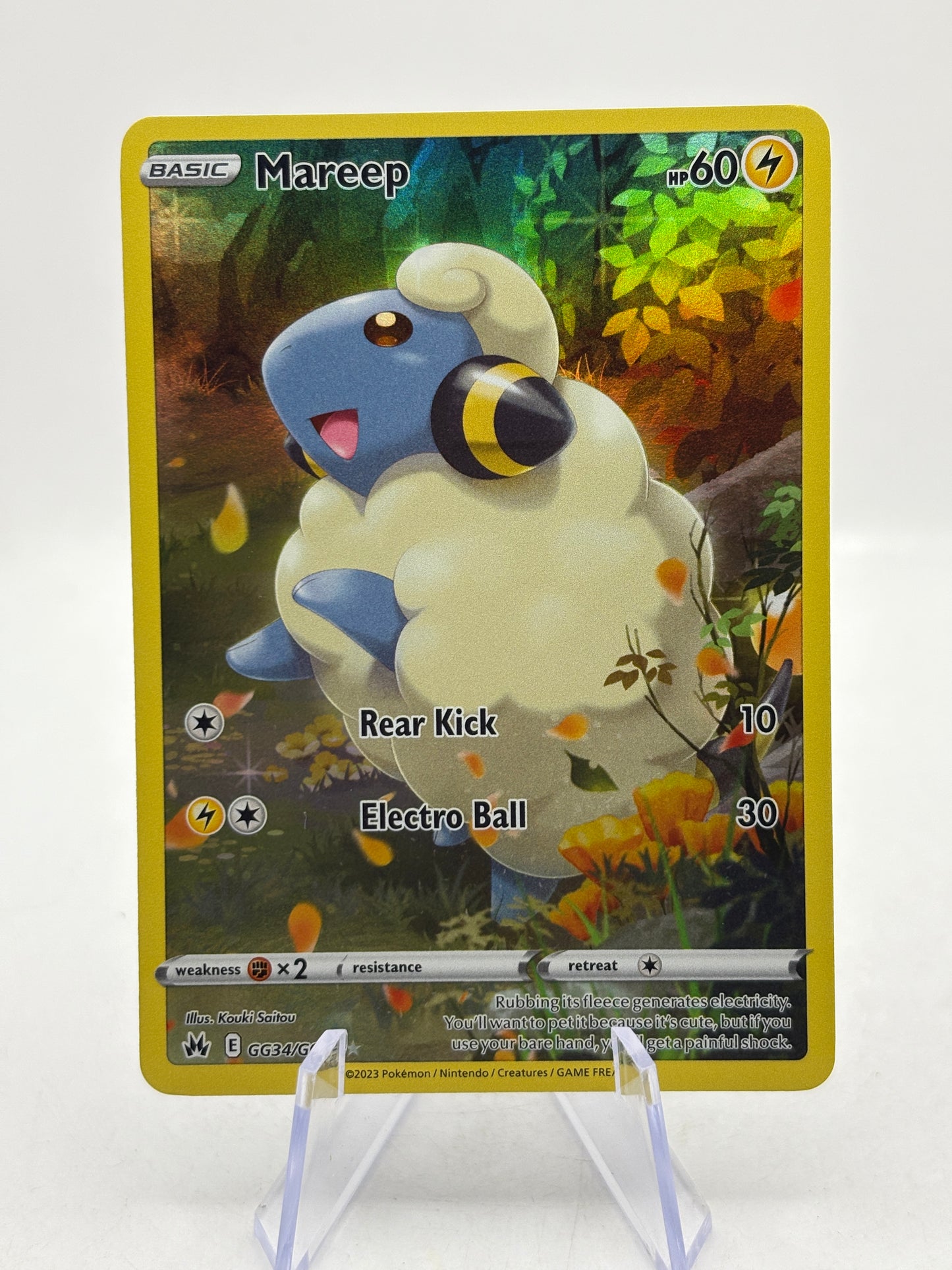 Pokemon TCG Crown Zenith - Mareep GG34/GG70 Full Art NM