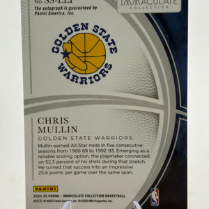 2024-25 Panini Immaculate Basketball - Chris Mullin Auto /15 #SS-LLI FRENLY BRICKS - Open 7 Days
