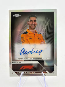 2023 Topps Chrome Formula 1 - Andrea Stella Silver Auto #CAC-AS
