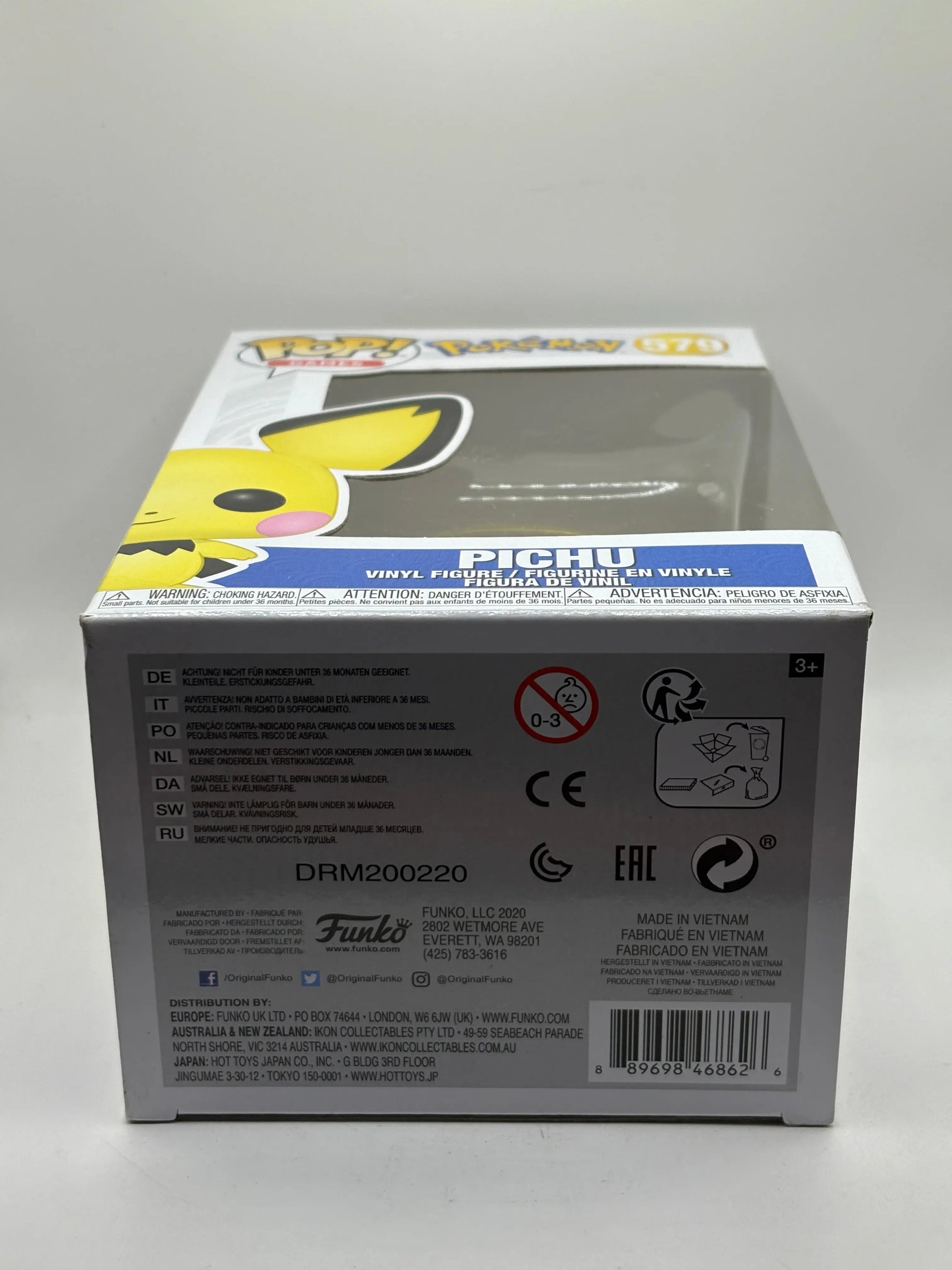 Funko POP! Games Pokemon #579 Pichu Vinyl Figure FRENLY BRICKS - Open 7 Days