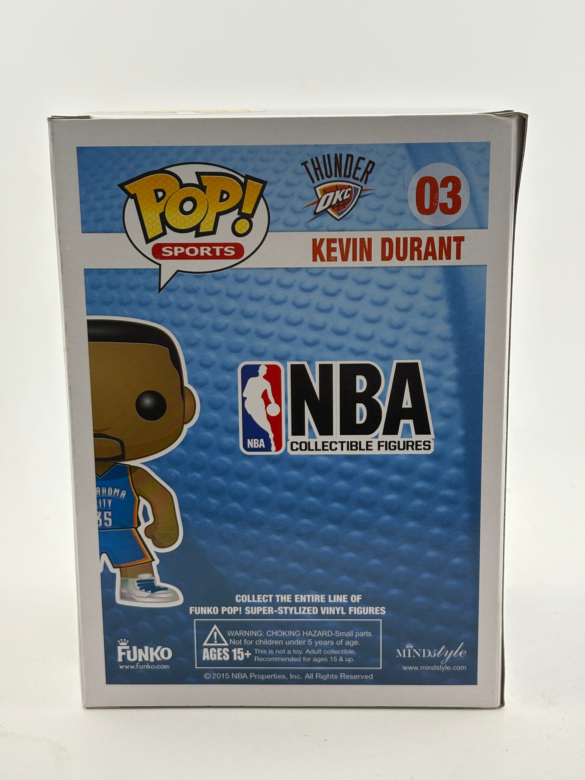 Funko POP! Sports NBA OKC #03 Kevin Durant Vinyl Figure FRENLY BRICKS - Open 7 Days image 3
