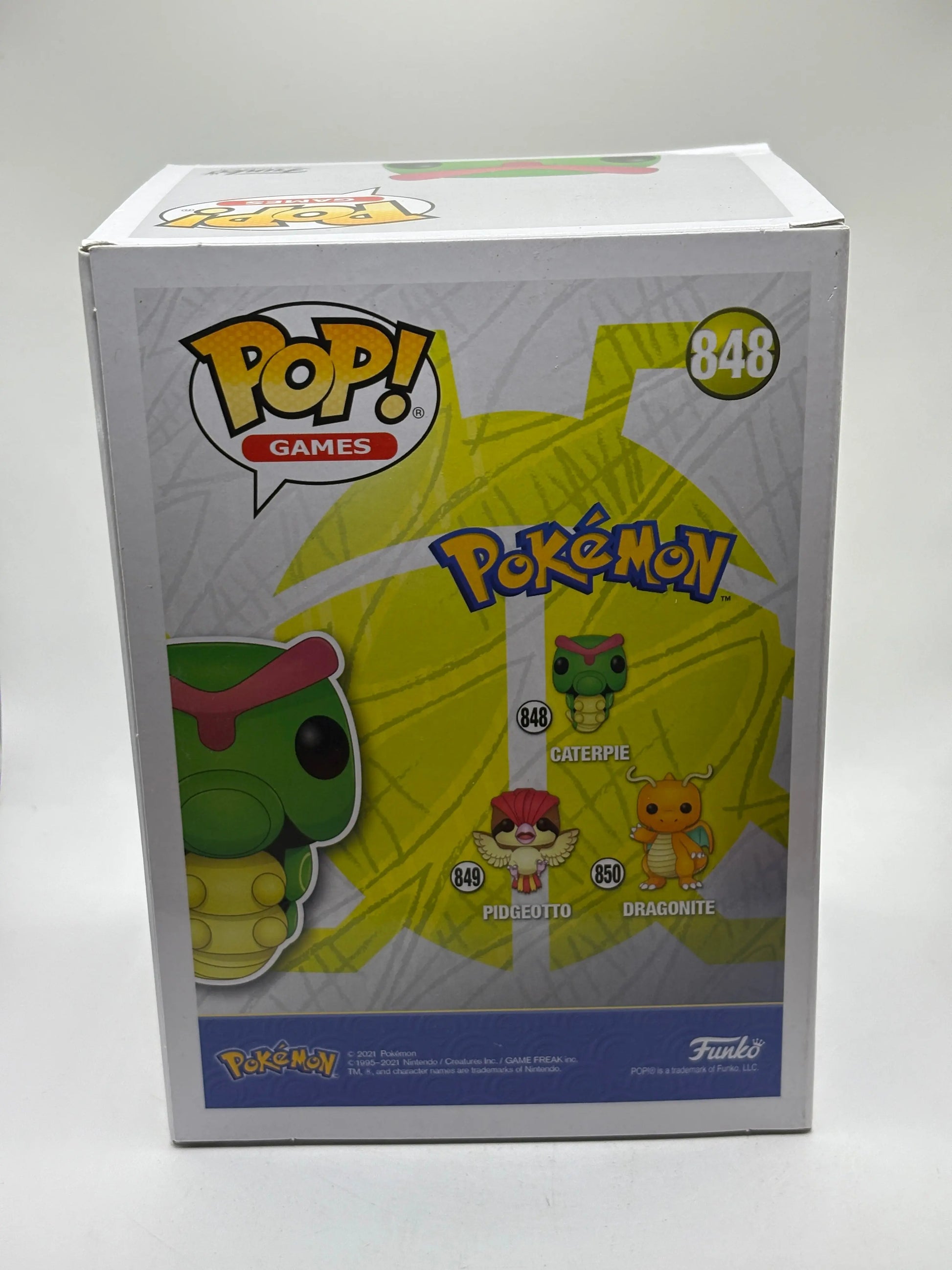 Funko POP! Games Pokemon #848 Caterpie Vinyl Figure FRENLY BRICKS - Open 7 Days