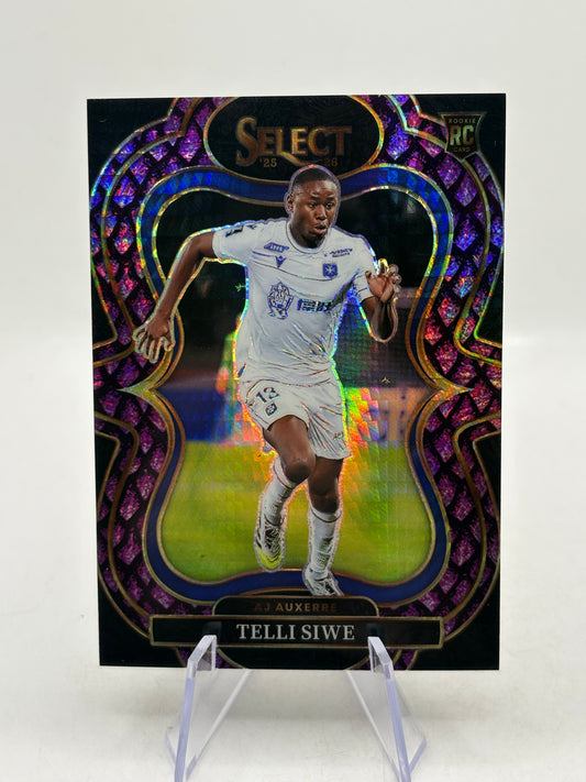2025-26 Panini Select Ligue 1 Mcdonalds - Telli Siwe /49 Purple Dragon Scale