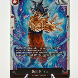 Dragon Ball Super Fusion World - Son Goku FB04-129 SCR FRENLY BRICKS - Open 7 Days