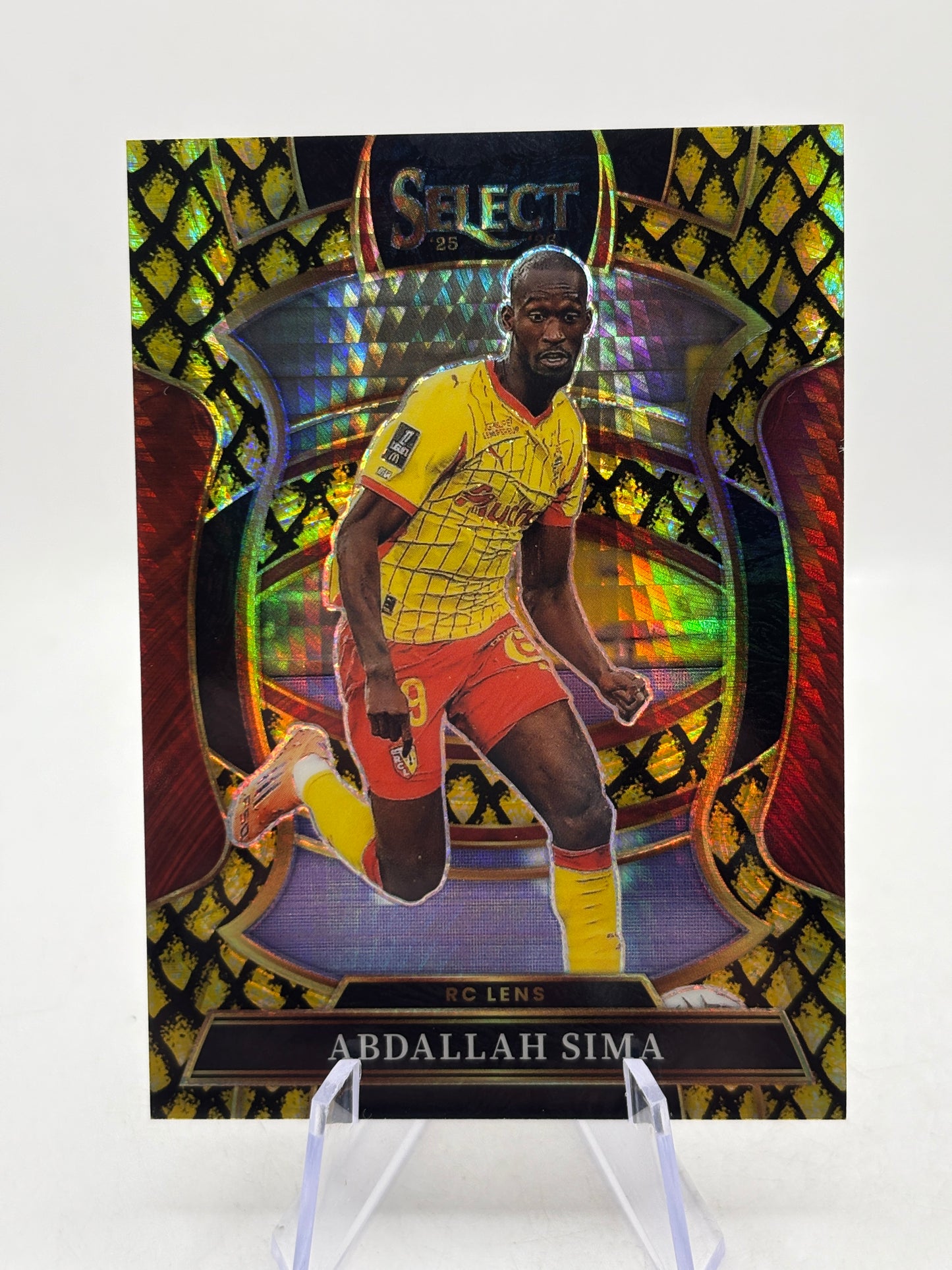 2025-26 Panini Select Ligue 1 Mcdonalds - Abdallah Sima 02/10 Gold Dragon Scale