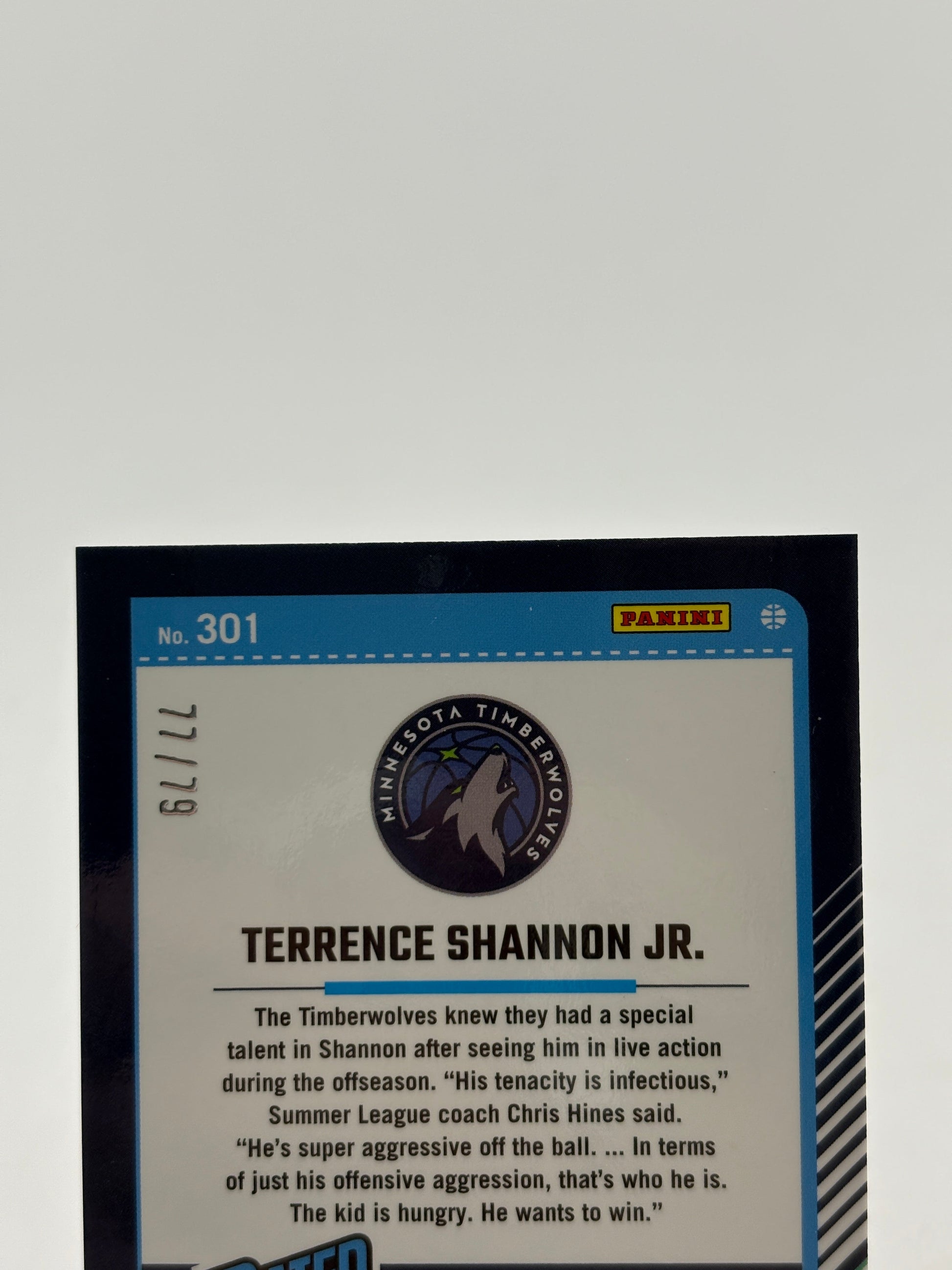 2024-25 Donruss Optic Pink Velocity Rated Rookie Auto Terrence Shannon Jr. /79 FRENLY BRICKS - Open 7 Days