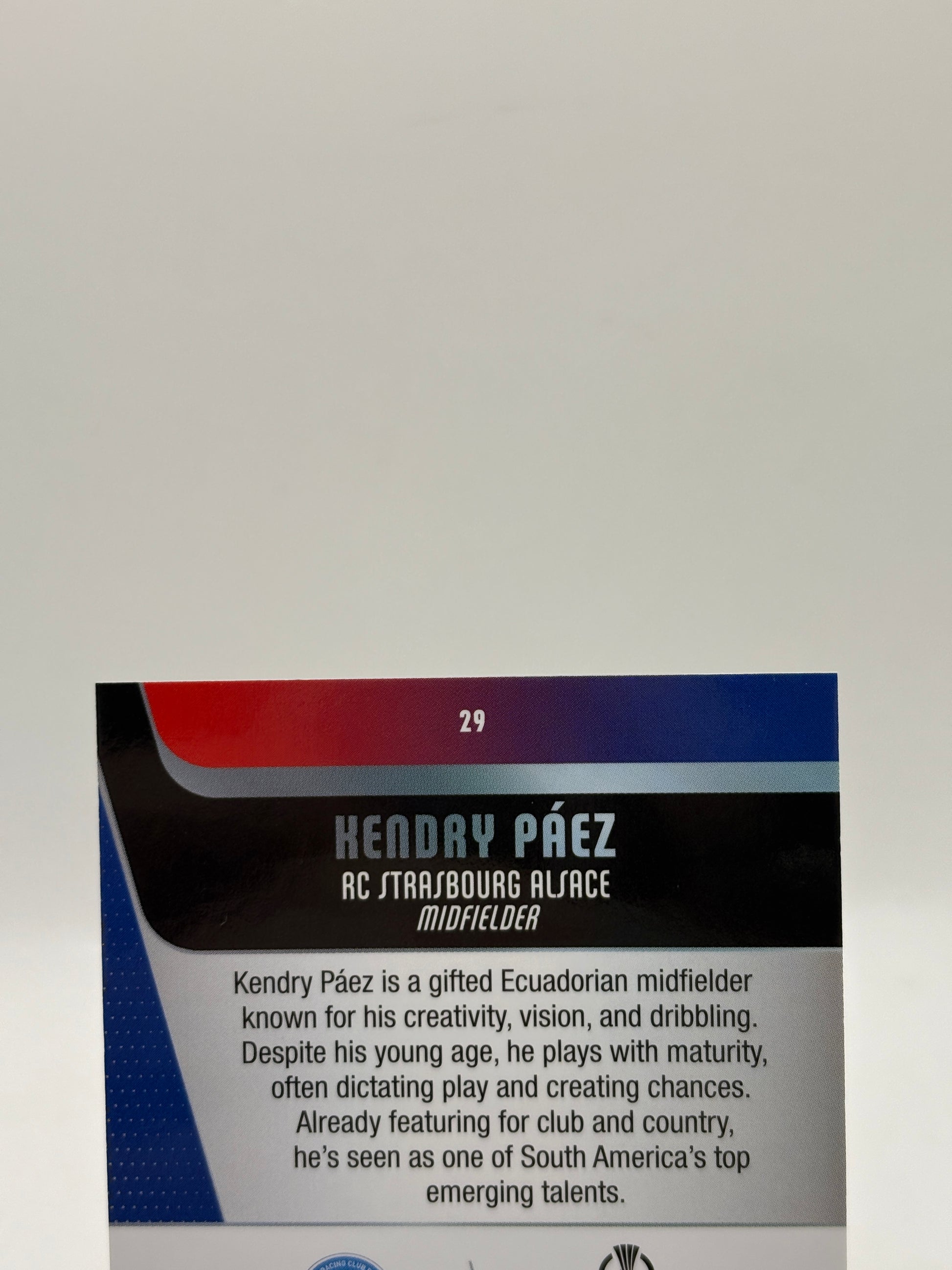 2025-26 Topps Chrome Ligue 1 - #29 Henry Paez Rookie Negative SSP image 3