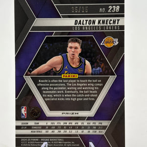 2024-25 Panini Mosaic Basketball - Dalton Knecht 35/35 Fast Break Blue Camo FRENLY BRICKS - Open 7 Days