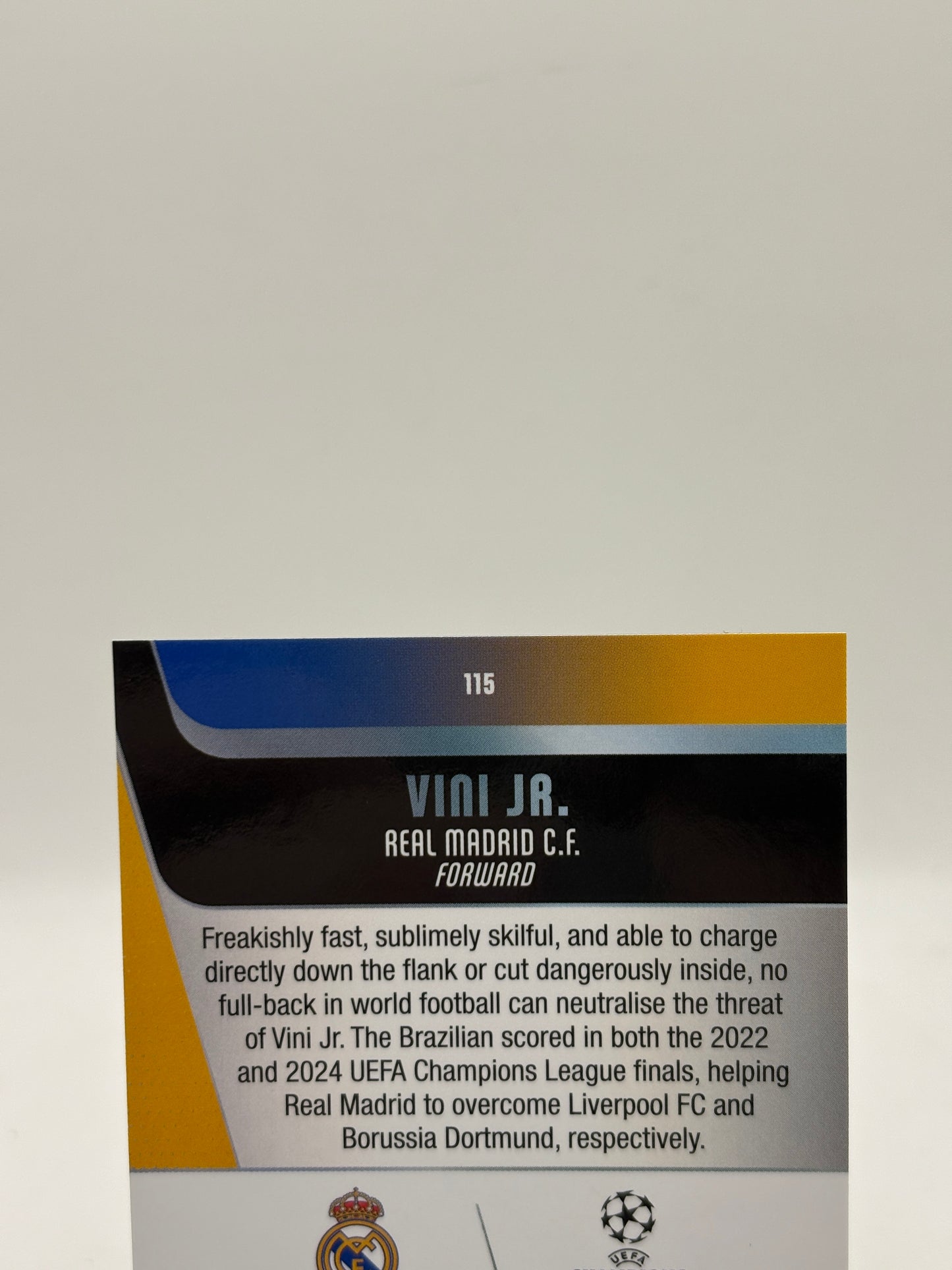 2025-26 Topps Chrome UEFA - #115 Vini Jr. Green Refractor /99
