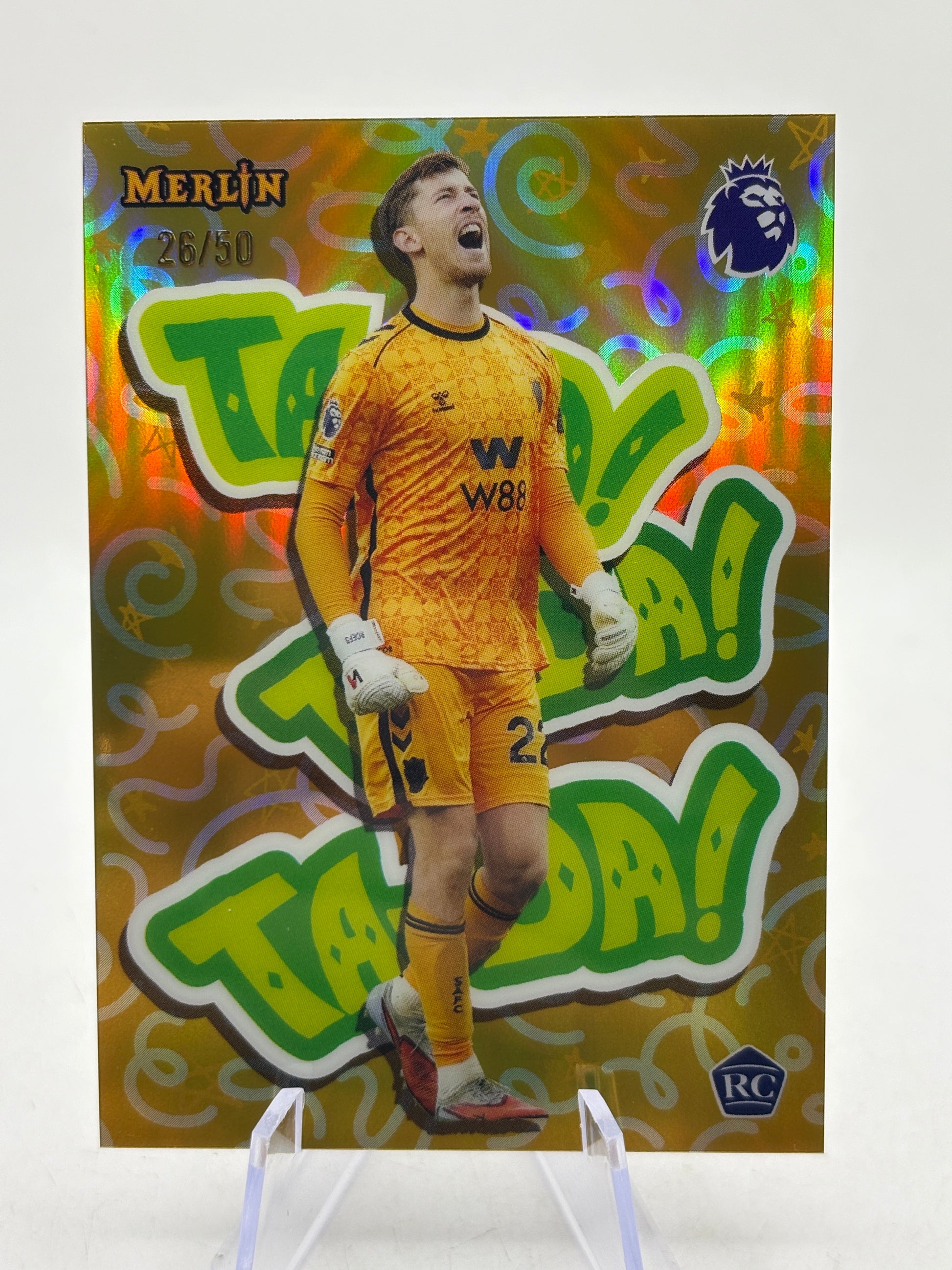 Topps Merlin 2026 - TD-43 Robin Roefs Ta-Da! Gold 26/50 image 1