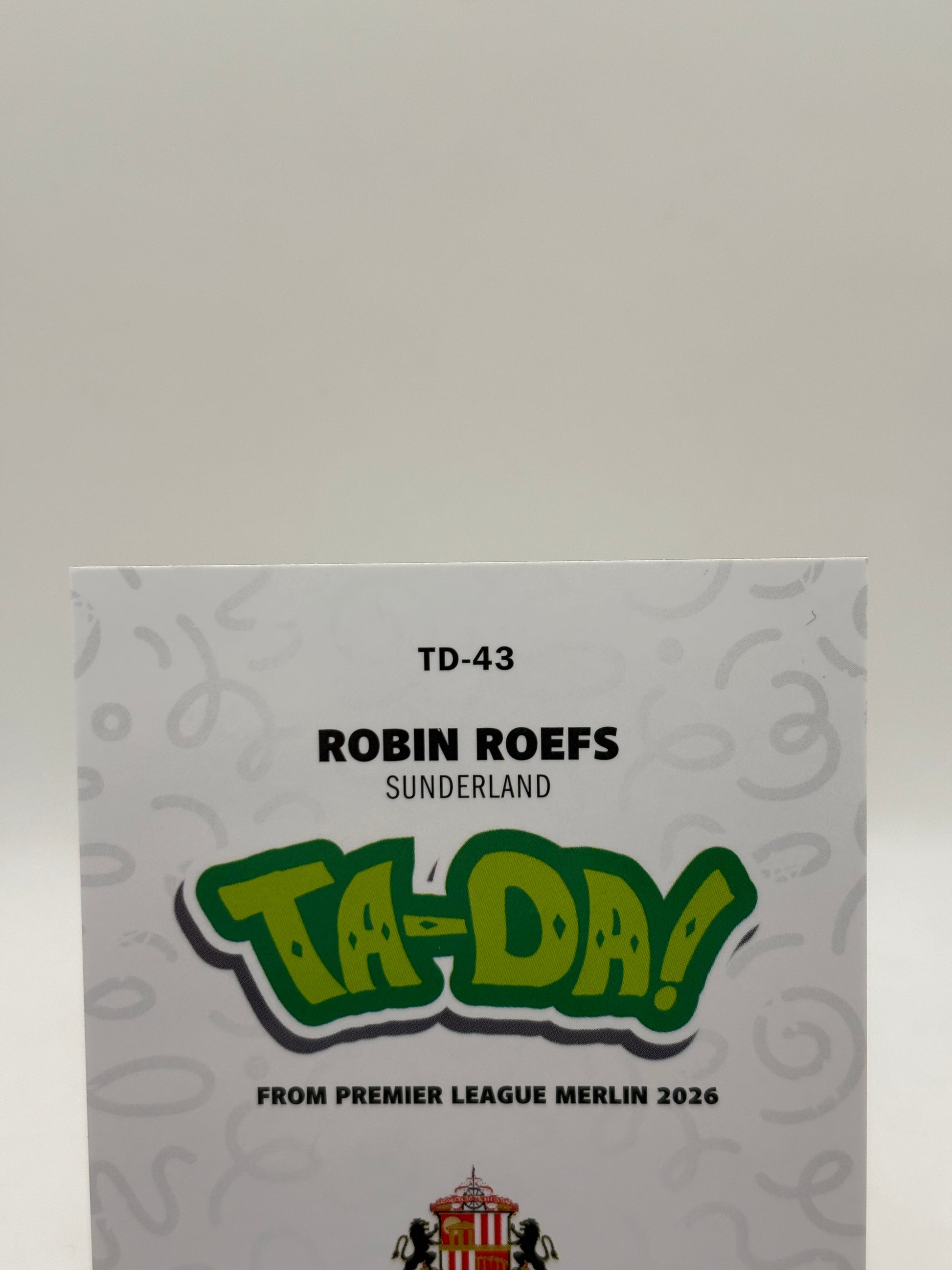 Topps Merlin 2026 - TD-43 Robin Roefs Ta-Da! Gold 26/50 image 3