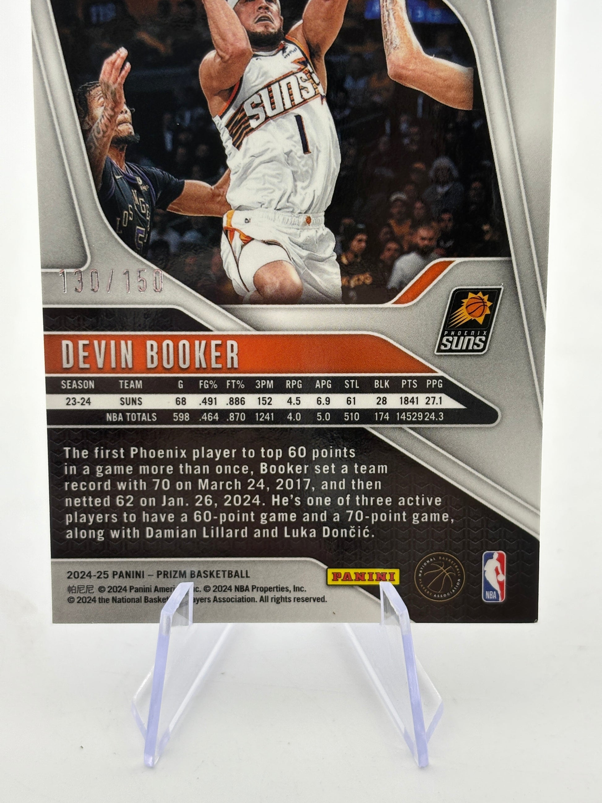2024-25 Panini Prizm - Devin Booker Blue Fast Break 130/150 #8 FRENLY BRICKS - Open 7 Days