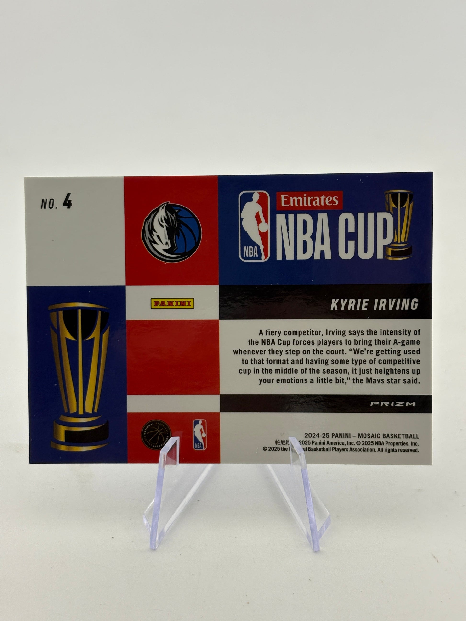 2024-25 Panini Mosaic Basketball - NBA Cup Kyrie Irving Mosaic FRENLY BRICKS - Open 7 Days