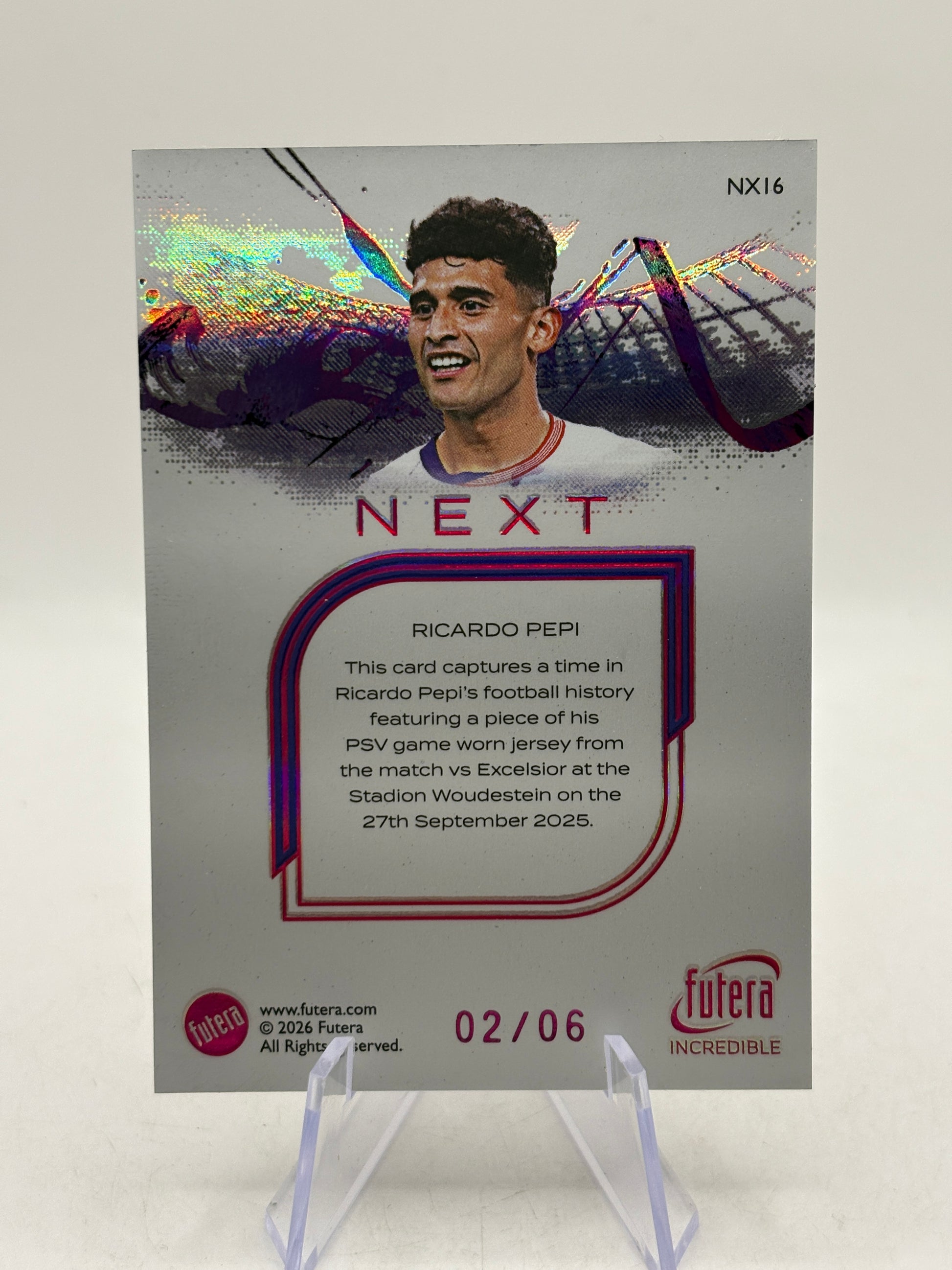 2026 Futera Incredible - NX16 Next Ricardo Pepi Patch 02/06 image 2