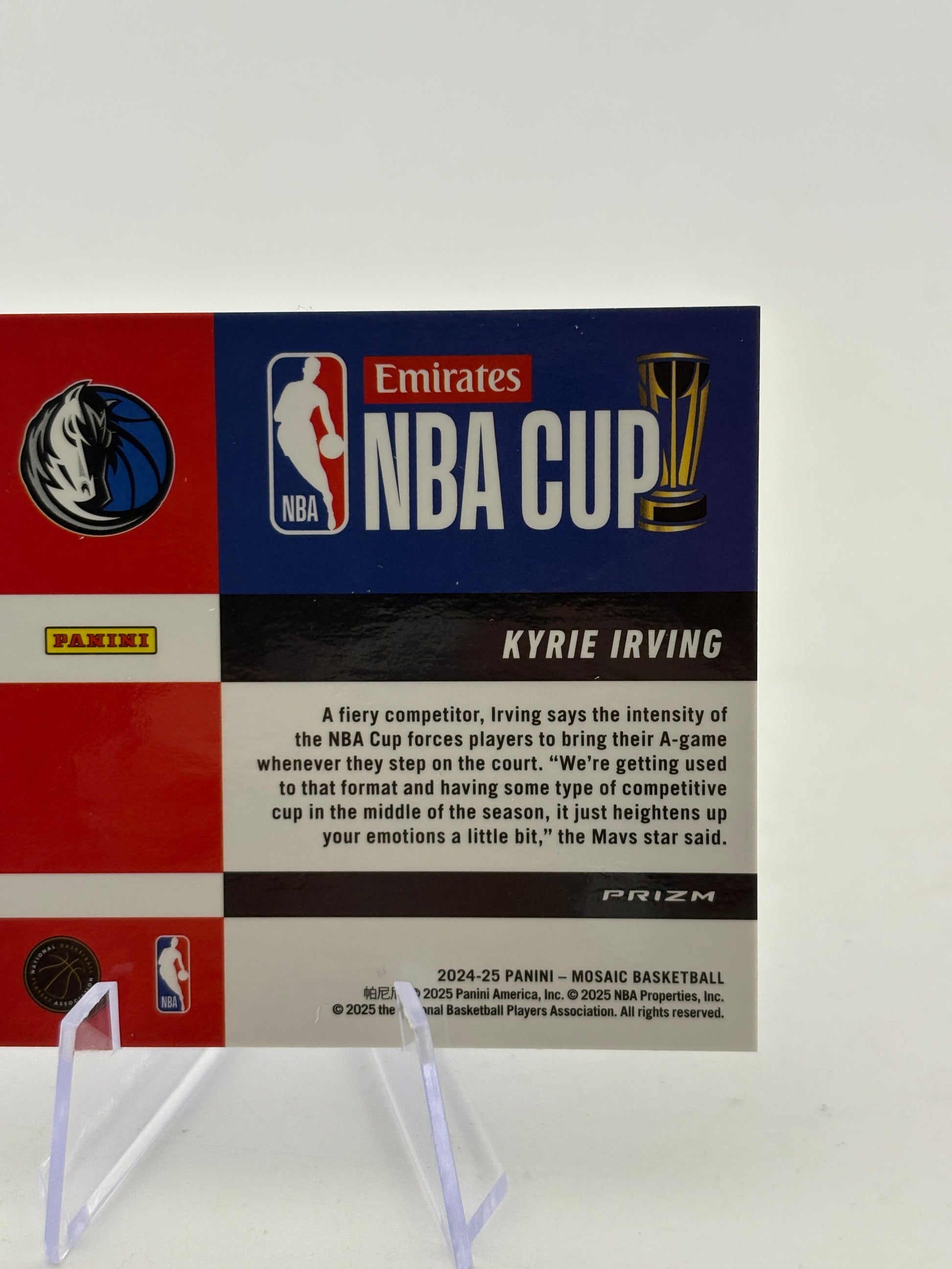 2024-25 Panini Mosaic Basketball - NBA Cup Kyrie Irving Mosaic FRENLY BRICKS - Open 7 Days