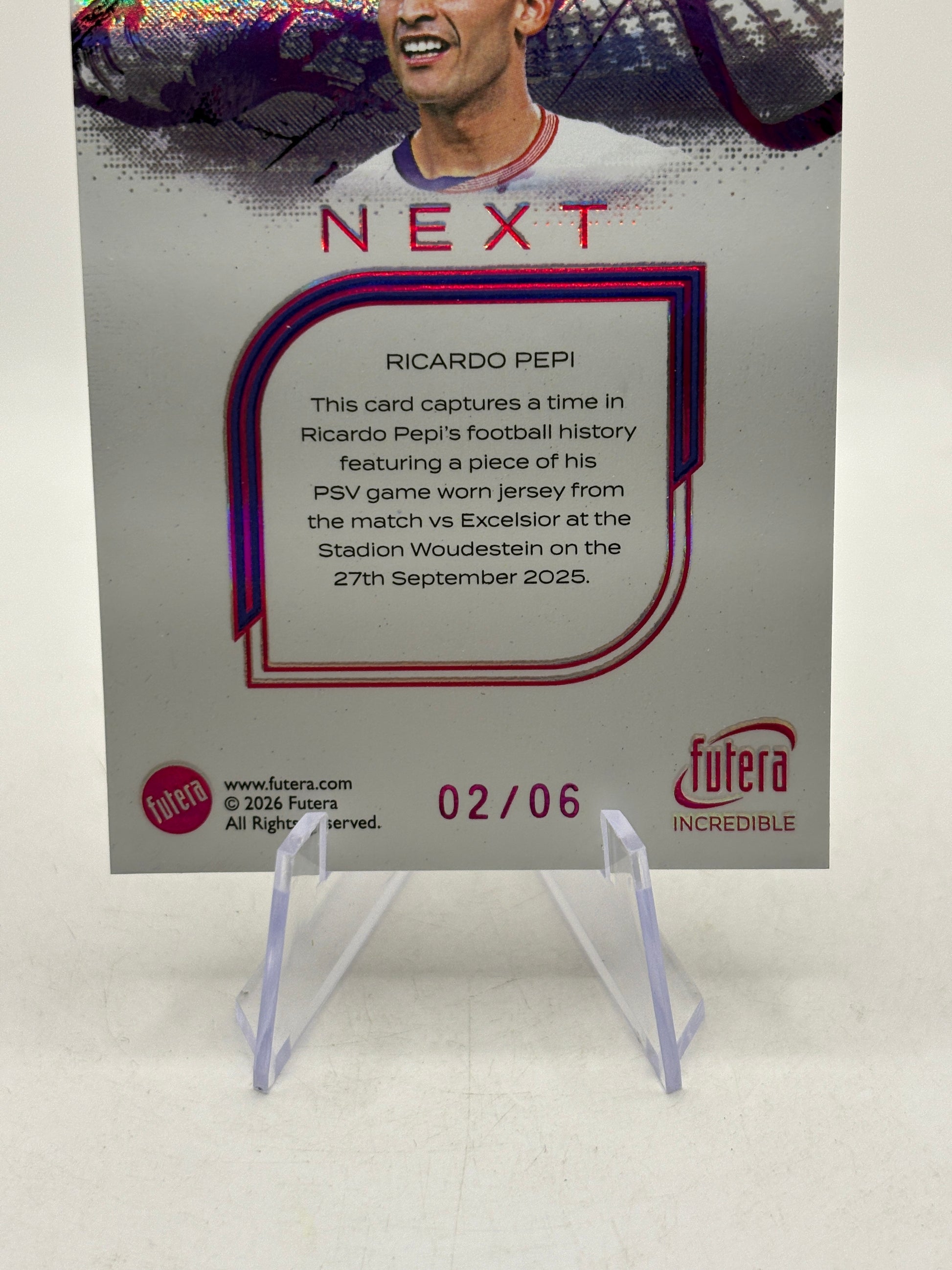 2026 Futera Incredible - NX16 Next Ricardo Pepi Patch 02/06 image 4