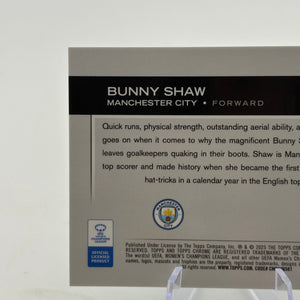 2025 Topps Chrome WUCL - Bunny Shaw 01/99 Green Refractor FRENLY BRICKS - Open 7 Days